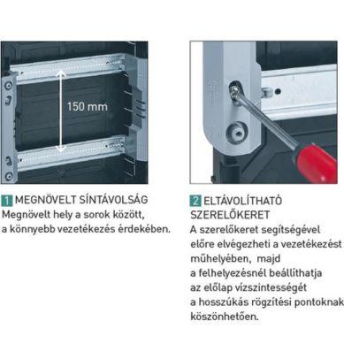 Szerelési előny